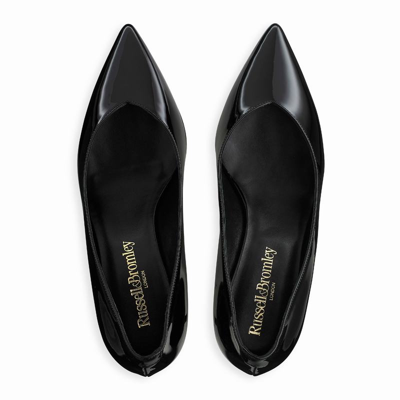 Russell And Bromley 55vcut Pumps Dame Sort | VDK657MR