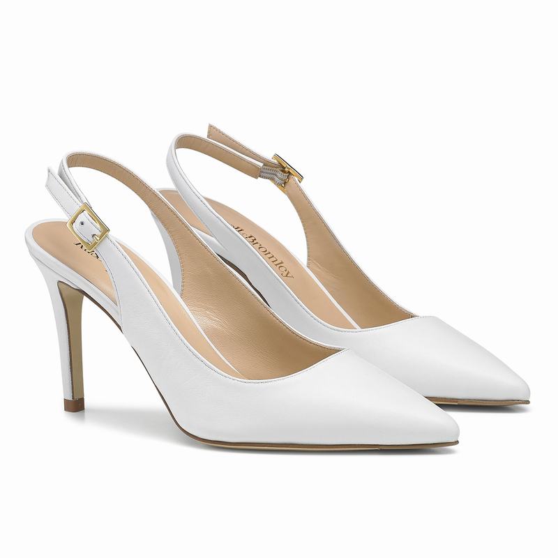 Russell And Bromley 85sling Pumps Dame Hvide | VVD2669ZP