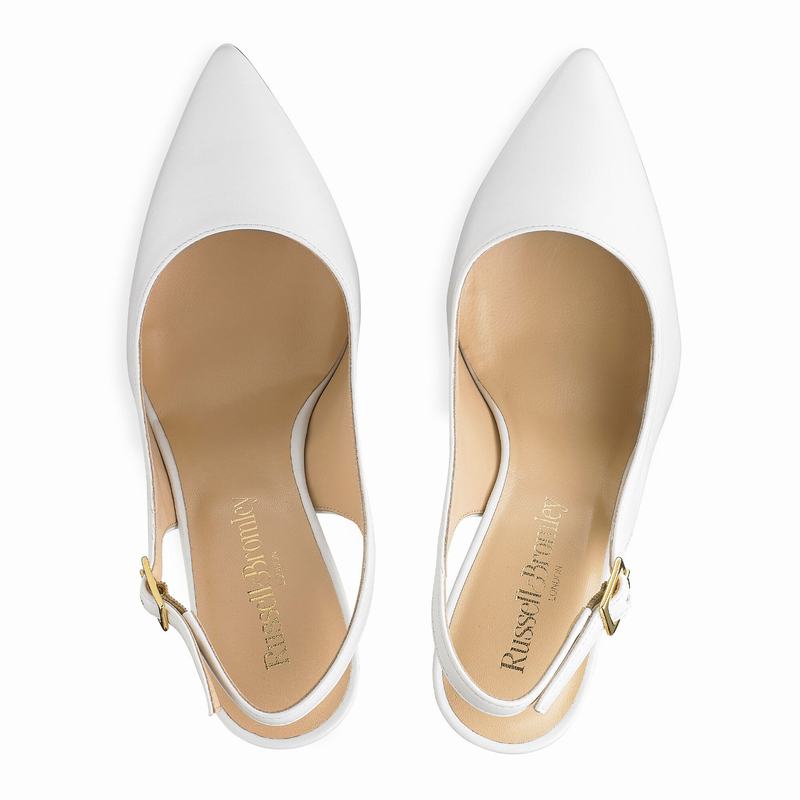 Russell And Bromley 85sling Pumps Dame Hvide | VVD2669ZP