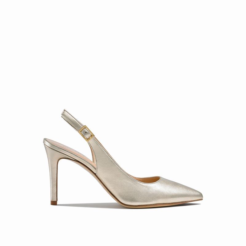 Russell And Bromley 85sling Pumps Dame Metallic | ZHC4223TE