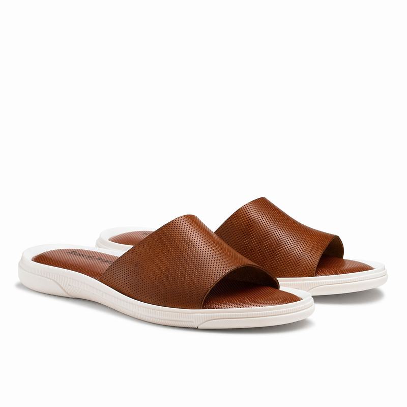 Russell And Bromley Air Badesandaler Herre Brune | NYB7830FZ