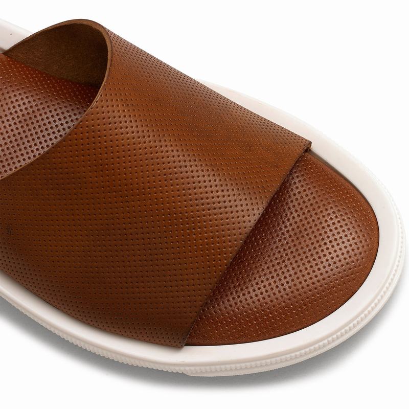 Russell And Bromley Air Badesandaler Herre Brune | NYB7830FZ