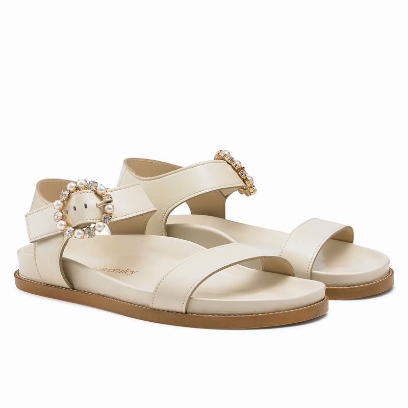 Russell And Bromley Ariel Sandaler Dame Hvide Hvide | QVJ4323TZ