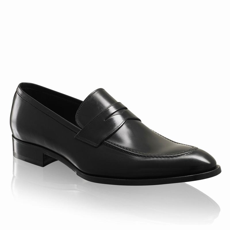 Russell And Bromley Aspen Mokkasiner Herre Sort | GZZ8754ML