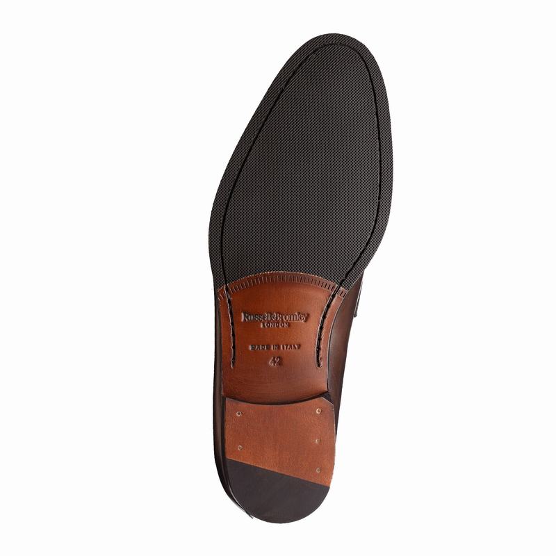 Russell And Bromley Aspen Mokkasiner Herre Brune | PXX7391OH