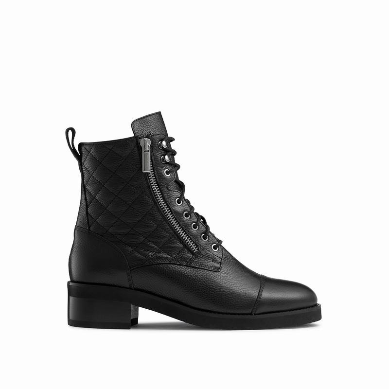 Russell And Bromley Atomic Snørestøvler Dame Sort | ZAE5060FR