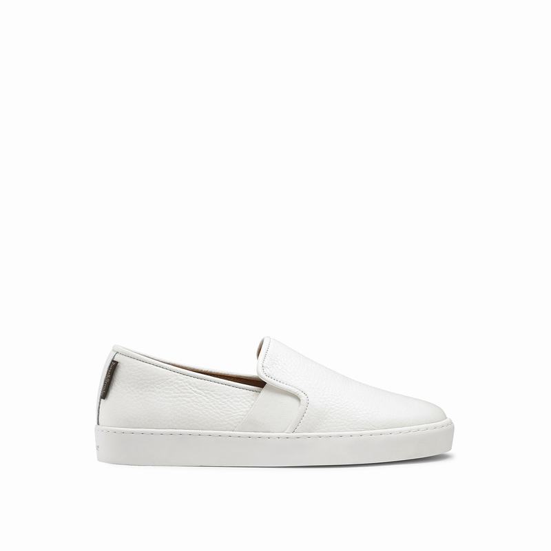 Russell And Bromley Ball Park Slip On Sneakers Dame Hvide | IUA4171UP