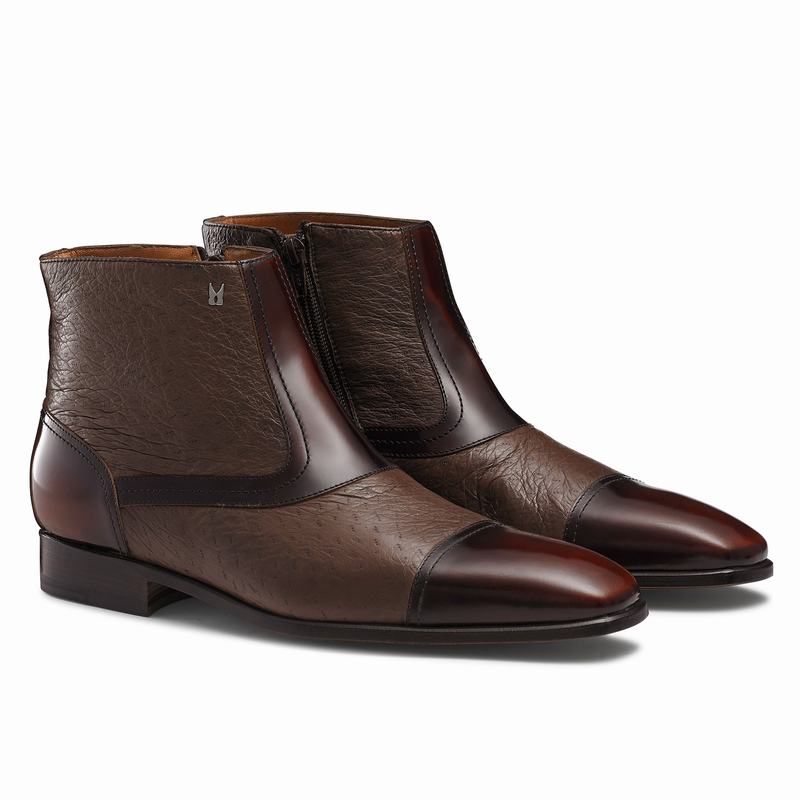 Russell And Bromley Bergamo Chelsea Støvler Herre Rød | XYZ6197XG