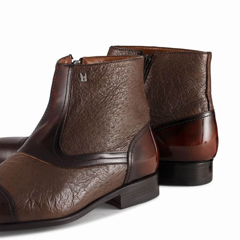 Russell And Bromley Bergamo Chelsea Støvler Herre Rød | XYZ6197XG