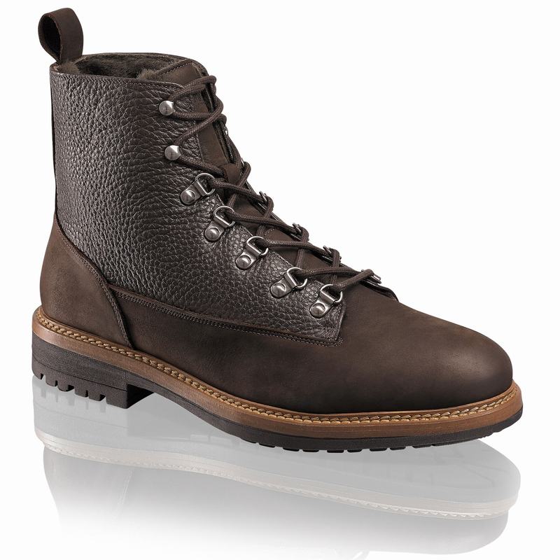 Russell And Bromley Blizzard Snørestøvler Herre Brune | WAZ8554OU