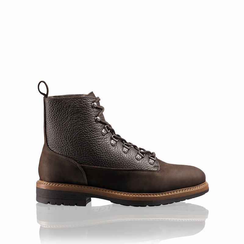 Russell And Bromley Blizzard Snørestøvler Herre Brune | WAZ8554OU