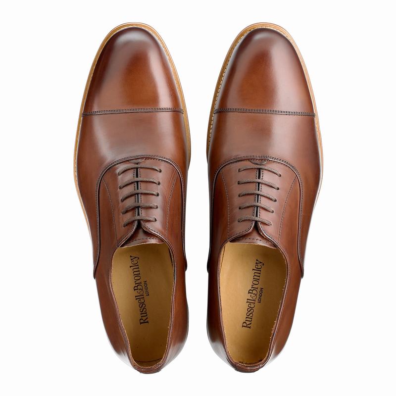 Russell And Bromley Boris Oxford Sko Herre Brune | MIP8243YJ