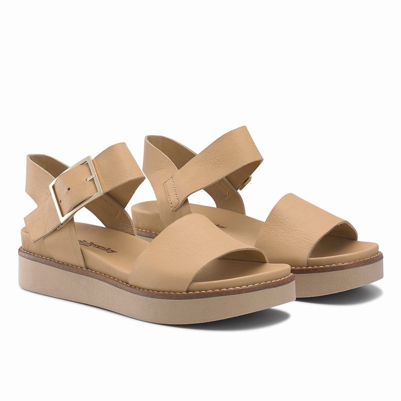 Russell And Bromley Boston Kilehæl Sandaler Dame Brune | YKW8559RR