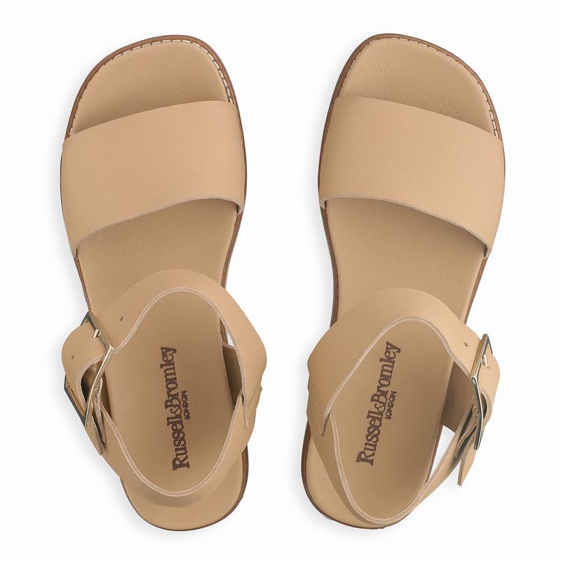 Russell And Bromley Boston Kilehæl Sandaler Dame Brune | YKW8559RR