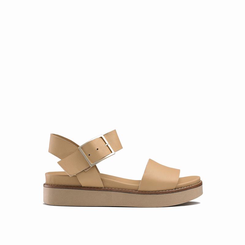 Russell And Bromley Boston Kilehæl Sandaler Dame Brune | YKW8559RR