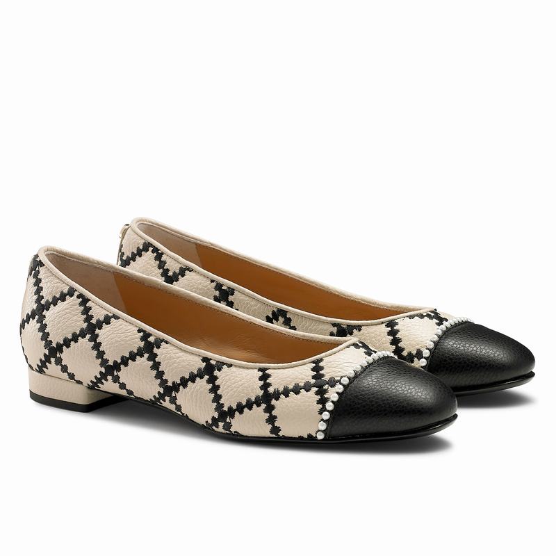 Russell And Bromley Boulevard Balletsko Dame Hvide | TMA9964AA