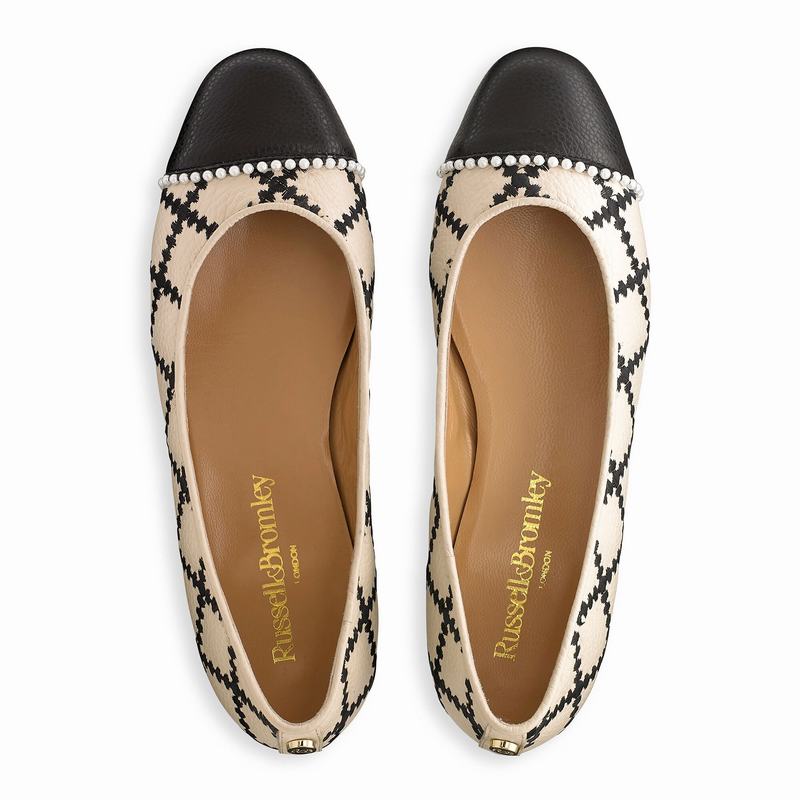 Russell And Bromley Boulevard Balletsko Dame Hvide | TMA9964AA