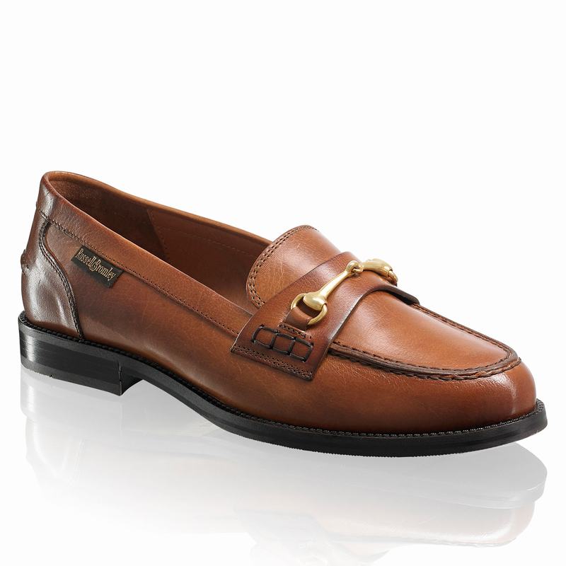 Russell And Bromley Brewster Mokkasiner Dame Brune | WRK7343RD