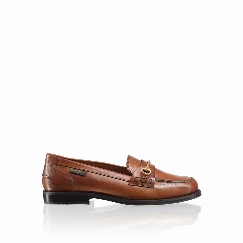 Russell And Bromley Brewster Mokkasiner Dame Brune | WRK7343RD