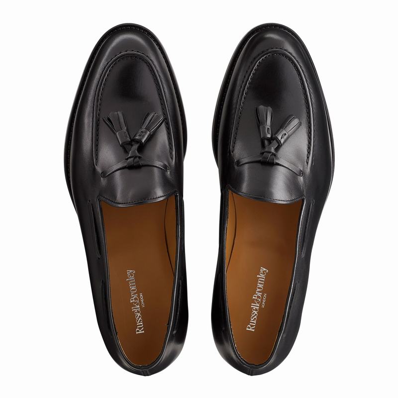 Russell And Bromley Broker Mokkasiner Herre Sort | ADJ5562XU