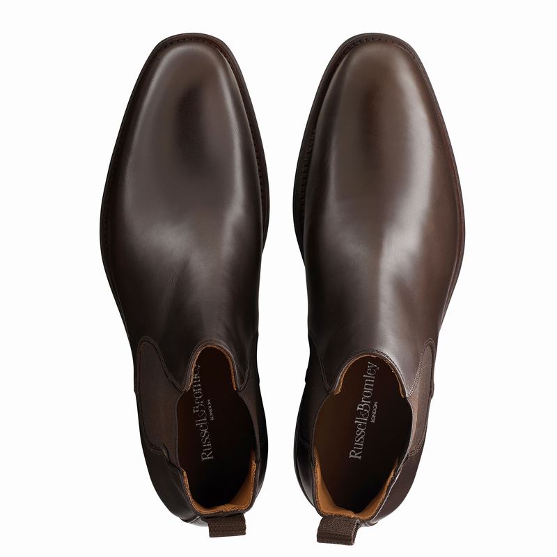 Russell And Bromley Burlington Chelsea Støvler Herre Brune | VHF30100TD