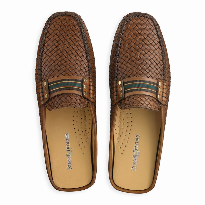 Russell And Bromley Cabriolet Mokkasiner Herre Brune | GAZ8692UA