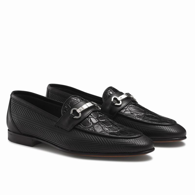 Russell And Bromley Cachet Mokkasiner Herre Sort | MXC870GL