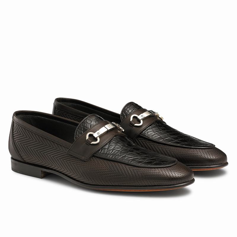 Russell And Bromley Cachet Mokkasiner Herre Brune | NDE320OL