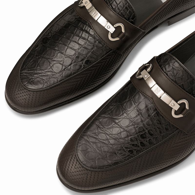 Russell And Bromley Cachet Mokkasiner Herre Brune | NDE320OL