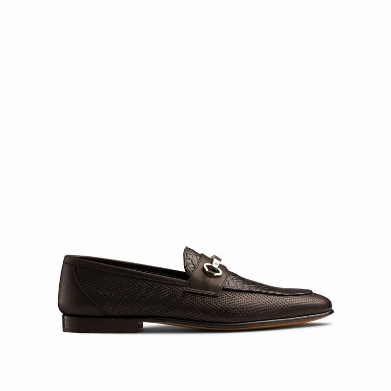 Russell And Bromley Cachet Mokkasiner Herre Brune | NDE320OL