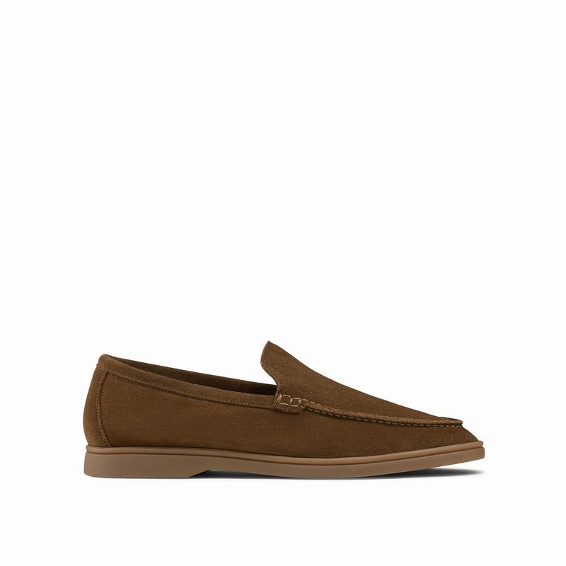 Russell And Bromley Carmel Slip On Sko Herre Brune | CUU868ER