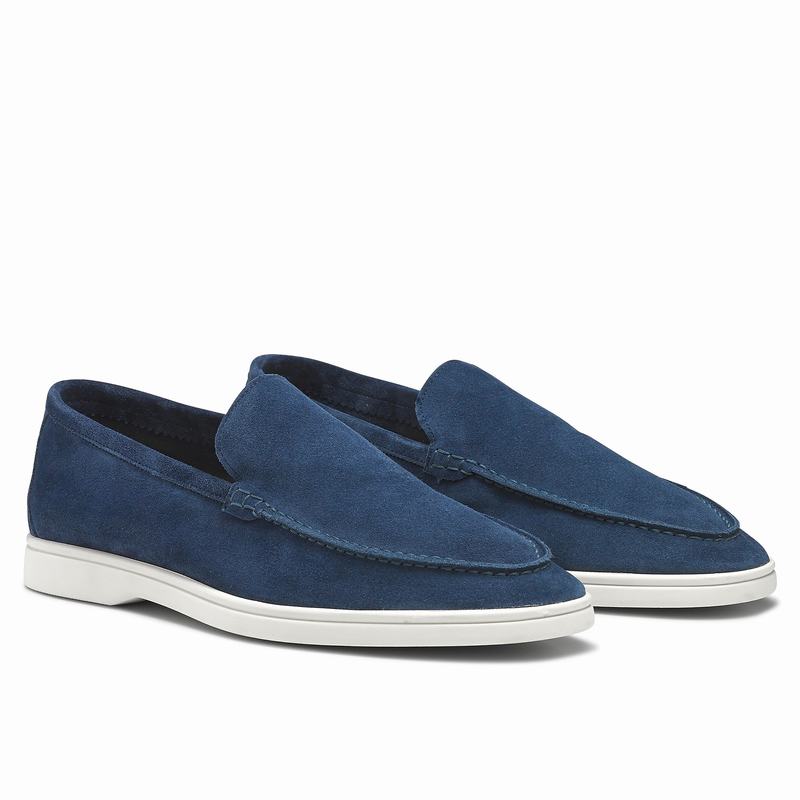 Russell And Bromley Carmel Slip On Sko Herre Blå | MBR260PA