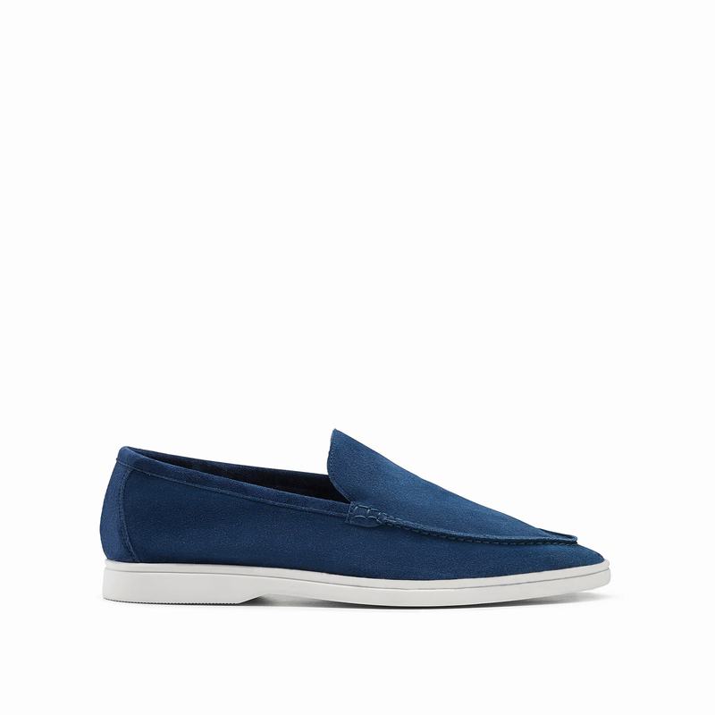 Russell And Bromley Carmel Slip On Sko Herre Blå | MBR260PA