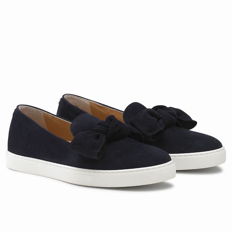 Russell And Bromley Casablanca Slip On Sneakers Dame Blå | HIC9314UL