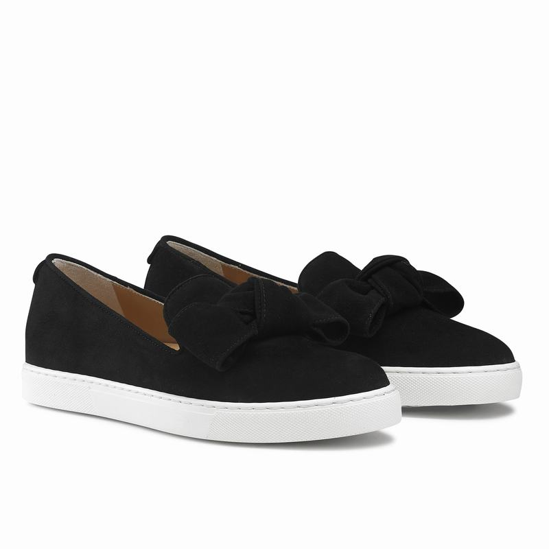 Russell And Bromley Casablanca Slip On Sneakers Dame Sort | HJV8246XJ