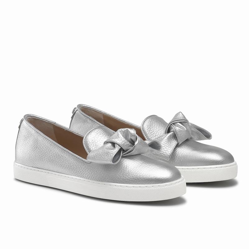 Russell And Bromley Casablanca Slip On Sneakers Dame Metallic | NDL4349YQ