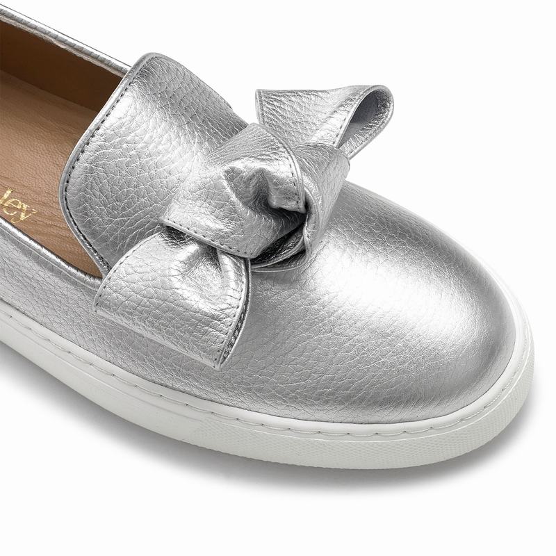 Russell And Bromley Casablanca Slip On Sneakers Dame Metallic | NDL4349YQ