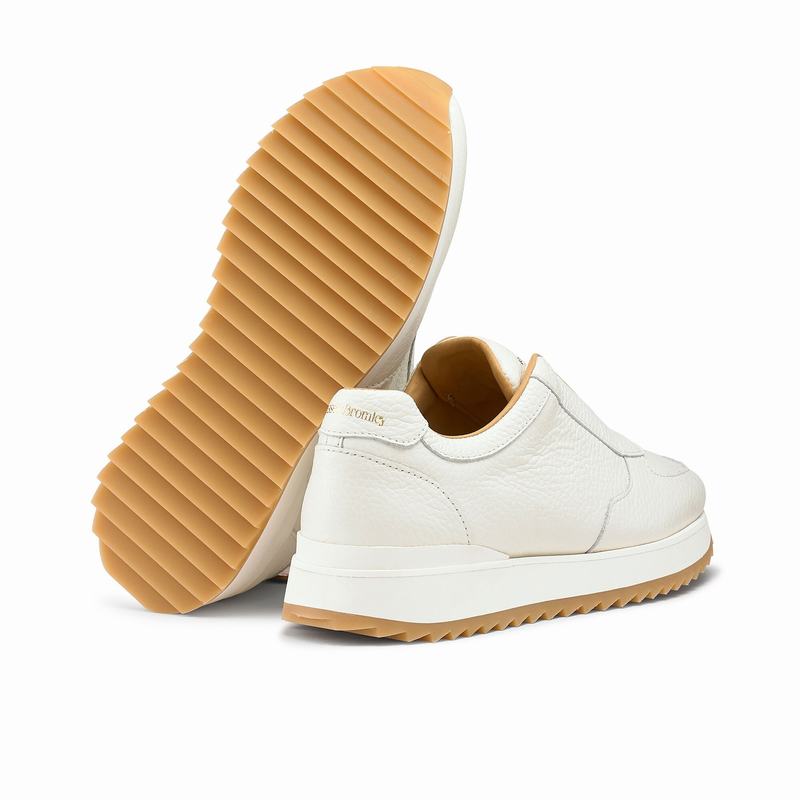 Russell And Bromley Catch Me Platform Sneakers Dame Hvide | JZP7367YN