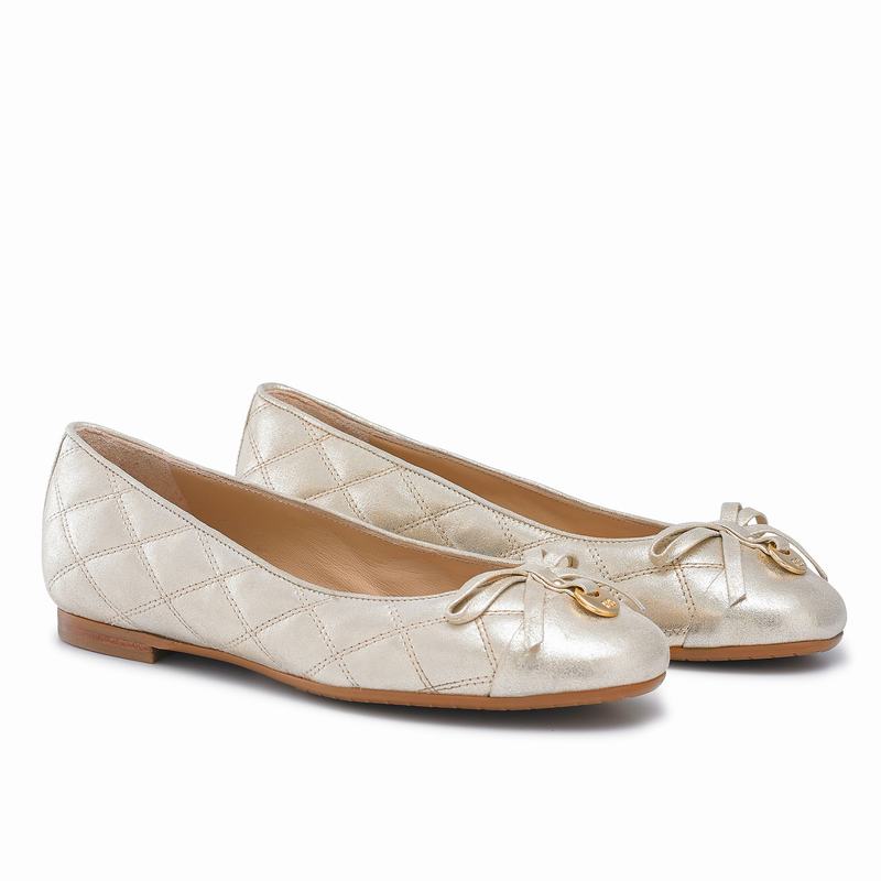 Russell And Bromley Charming Balletsko Dame Metallic | POE9030MB