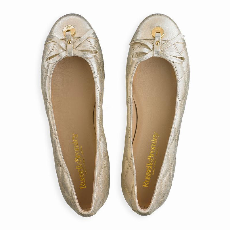 Russell And Bromley Charming Balletsko Dame Metallic | POE9030MB