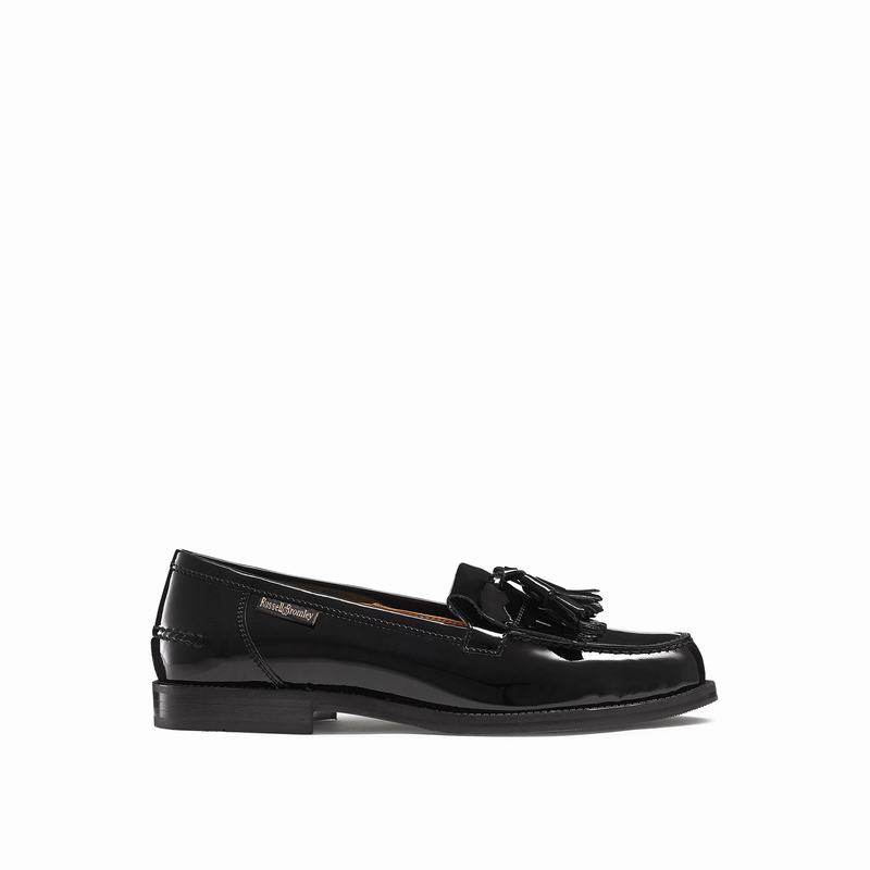 Russell And Bromley Chester Mokkasiner Dame Sort | QCM5664KL