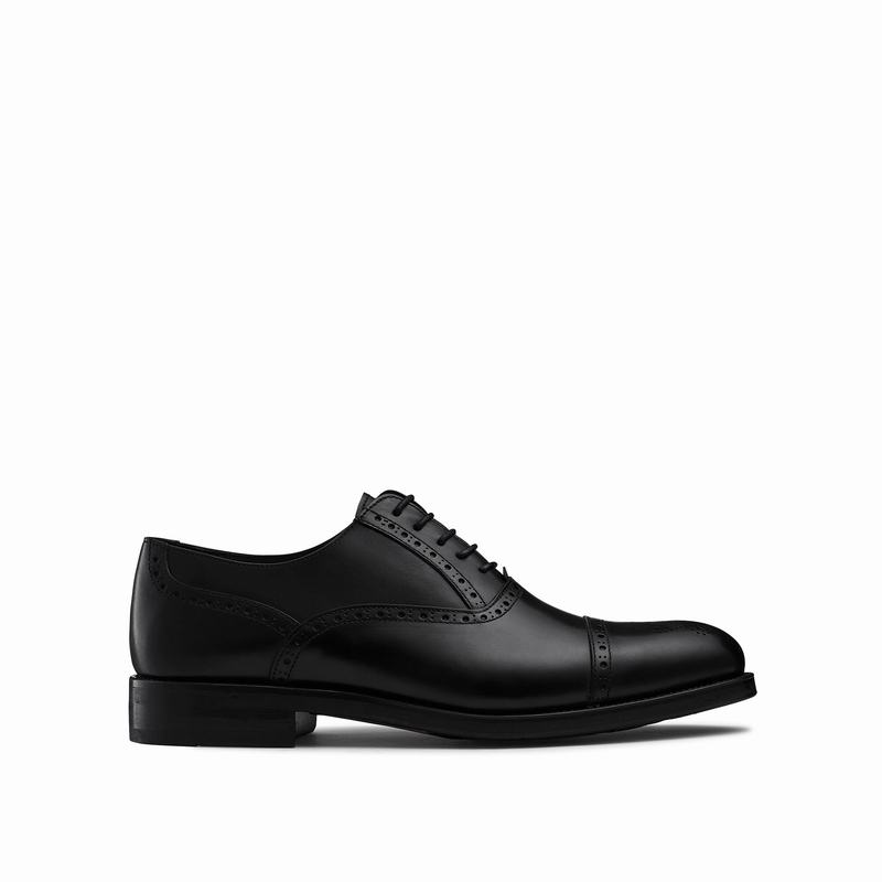 Russell And Bromley Chiltern Brogues Sko Herre Sort | SRX9812ZU