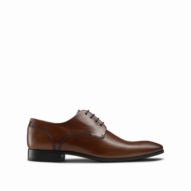 Russell And Bromley City Derby Schuhe Herre Brune | JAA6134TL