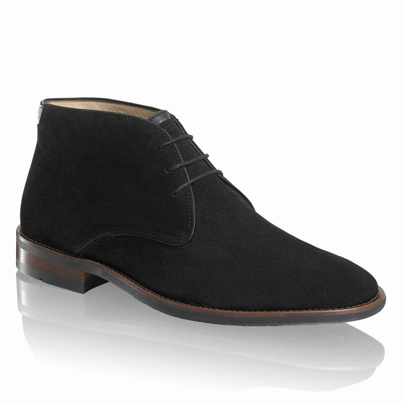 Russell And Bromley Classic Ørkenstøvler Herre Sort | XWG6668TS