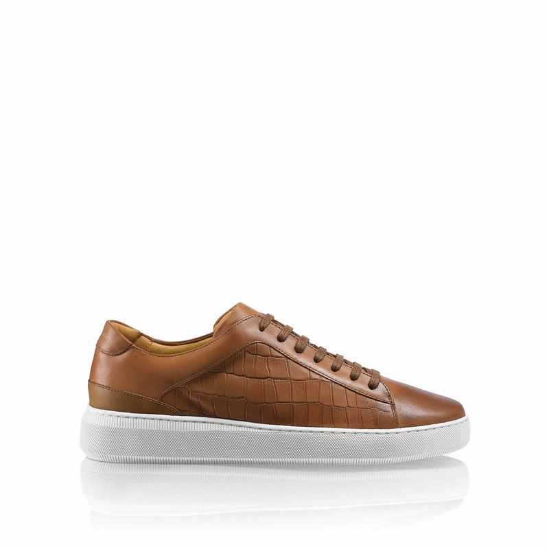 Russell And Bromley Clear Run Lave Sneakers Herre Brune | SLP5435AX