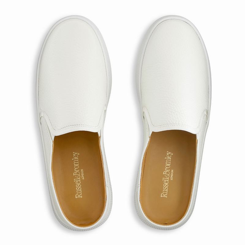 Russell And Bromley Clearcut Slip On Sneakers Dame Hvide | CTM4322DW