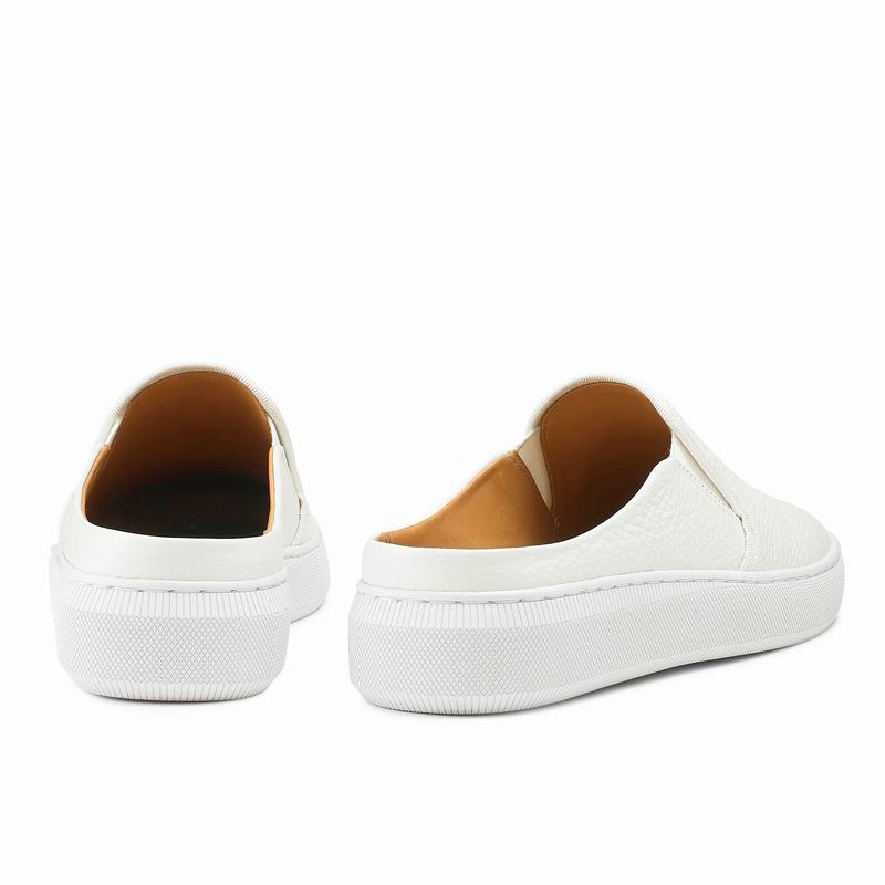 Russell And Bromley Clearcut Slip On Sneakers Dame Hvide | CTM4322DW