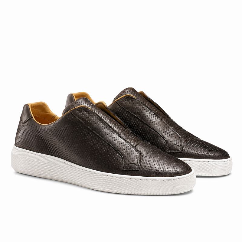 Russell And Bromley Clearway M Lave Sneakers Herre Brune | QAD9919XC