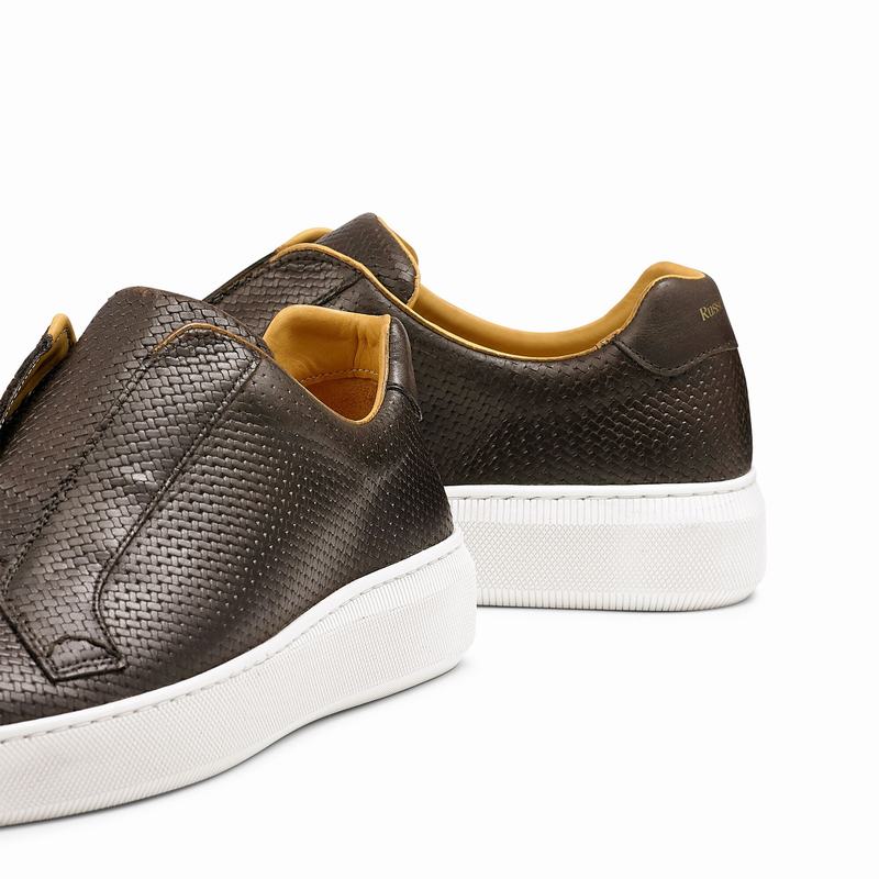 Russell And Bromley Clearway M Lave Sneakers Herre Brune | QAD9919XC