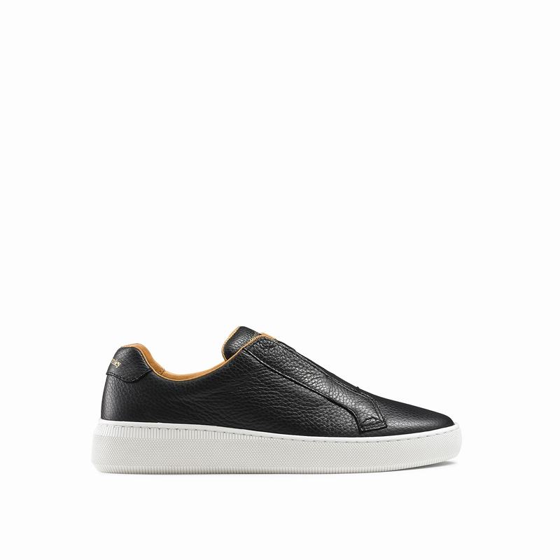 Russell And Bromley Clearway Slip On Sneakers Dame Sort | XDS651ET